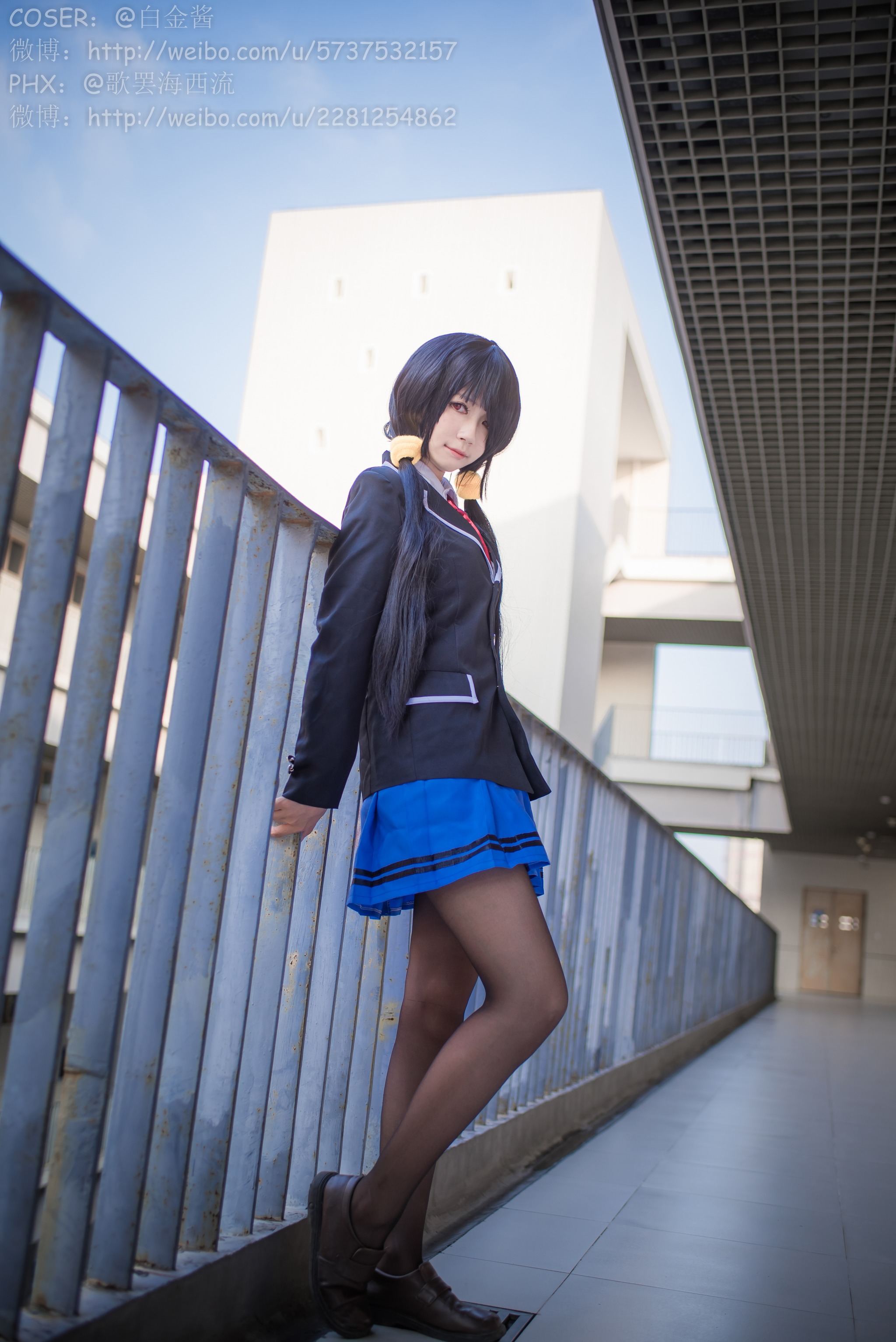 白金Saki – NO.019 制服黑丝[50P]-XikXak